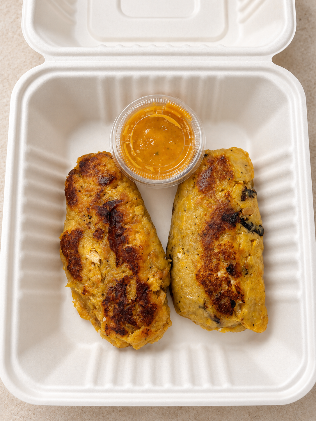Tamal de pollo saludable para niños