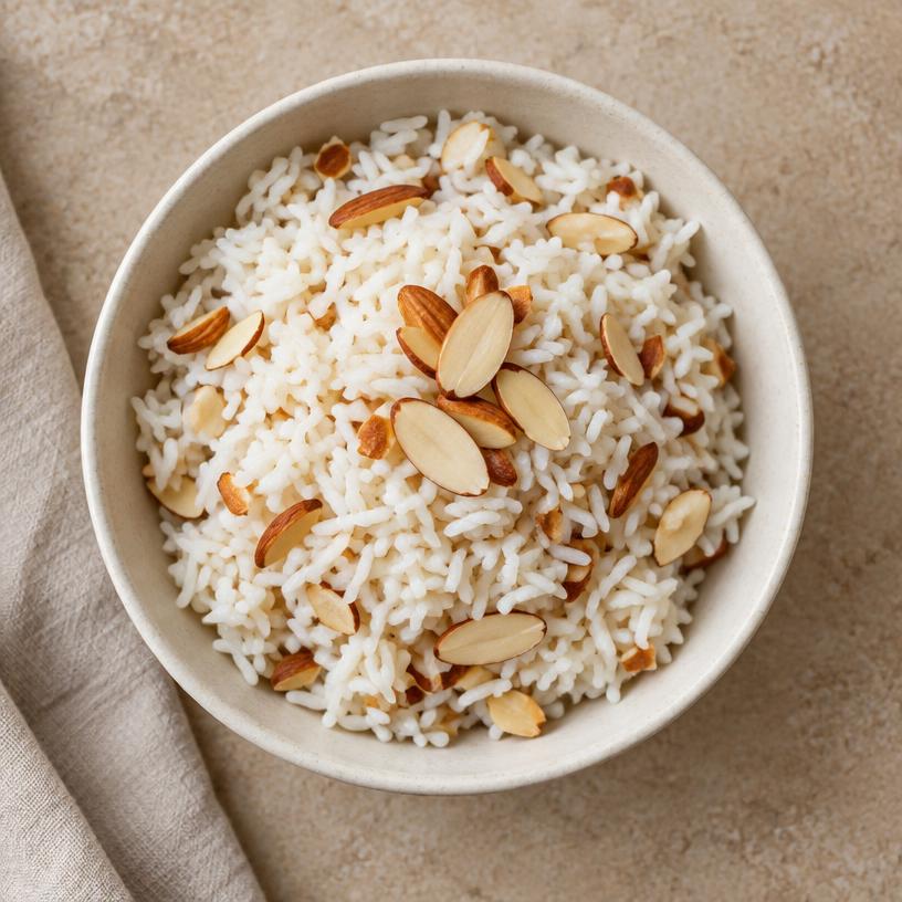Arroz con almendras