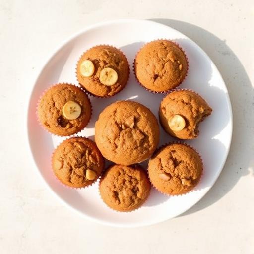 Kekitos de banano y proteína